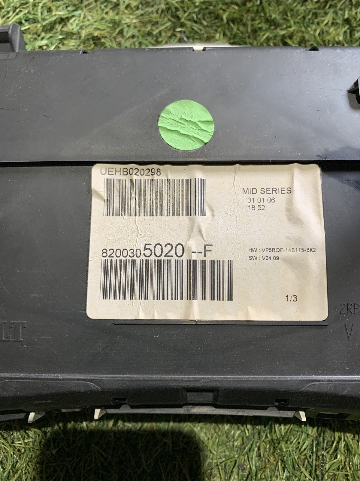 QUADRO STRUMENTI CONTACHILOMETRI PER RENAULT Clio Serie 8200305020--F (04>08)