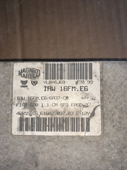 Centralina motore OEM 46555916 Fiat Seicento Mk2 2000-2005
