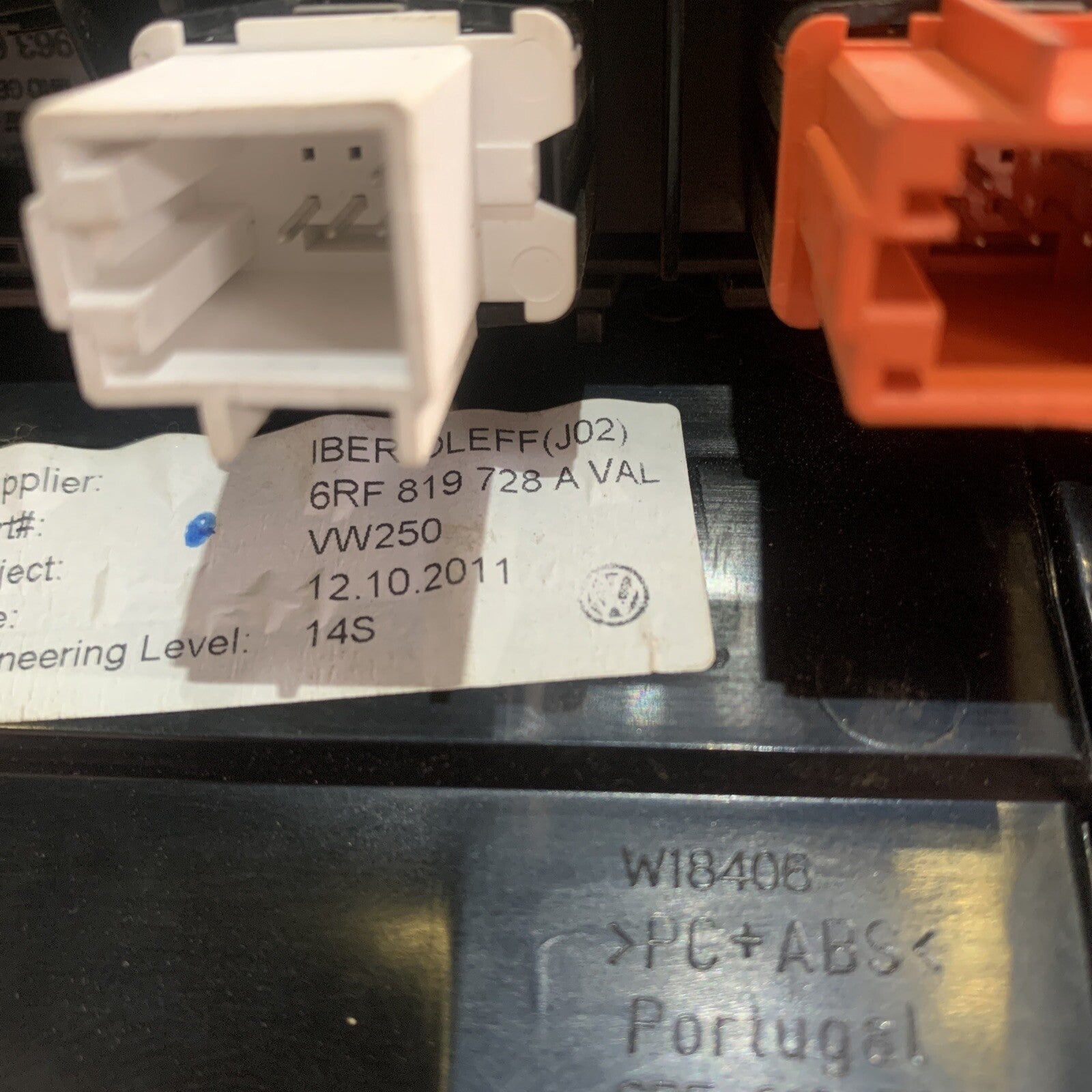 Bocchette aerazione cruscotto centrale VOLKSWAGEN POLO 6R codice 6RF819728A