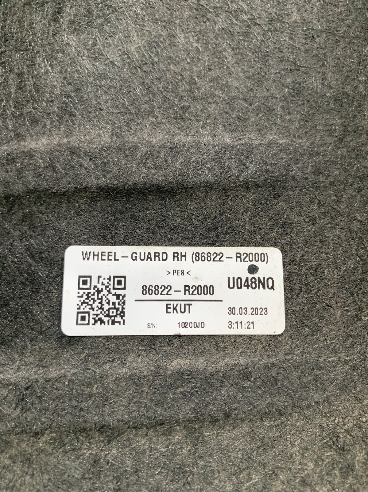 Passa Ruota Posteriore Destro Kia Sportage 2023 86822-R2000