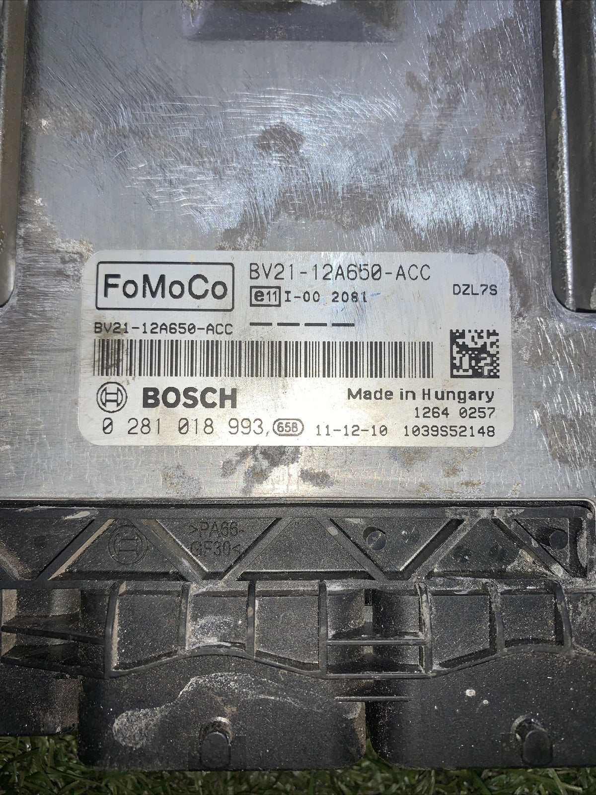 CENTRALINA MOTORE FORD FIESTA 6S 1.4 HDI 0281018993 BV21-12A650-ACC