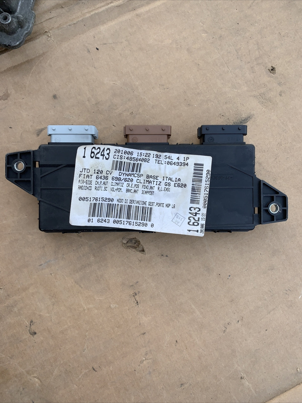 51761529 CENTRALINA COMFORT FIAT Stilo Berlina 5P 1900 Diesel 192A8000 88 726683