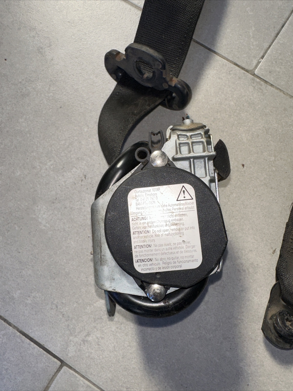 CINTURA DI SICUREZZA ANTERIORE DESTRA FIAT GRANDE PUNTO / 605236500 / ANT DX