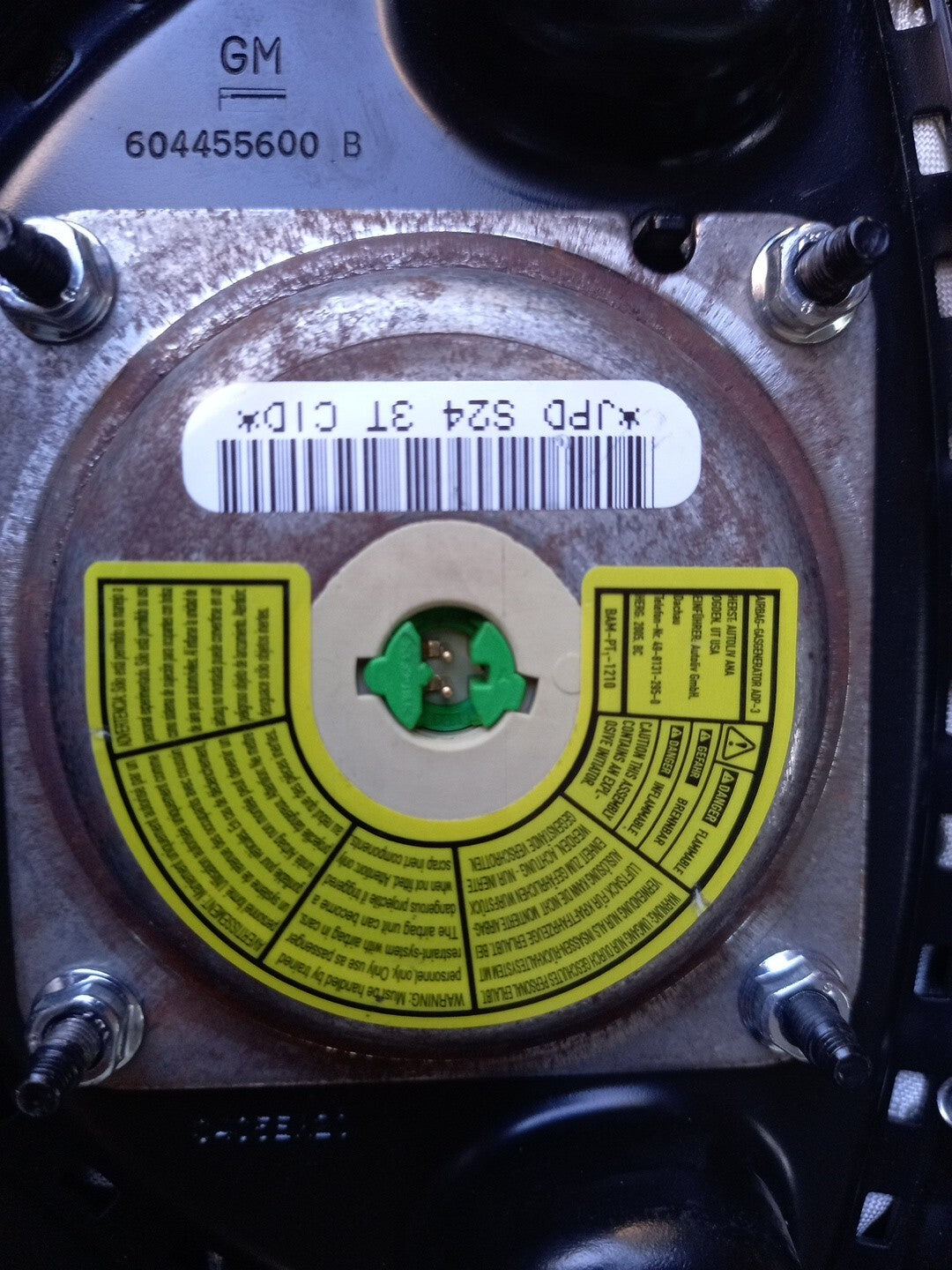 45067 Airbag volante Opel Corsa C Dal 2000 al 2006 Cod 13188242