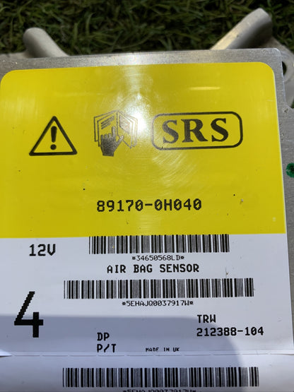 Centralina Airbag Peugeot 107 89170-0H040