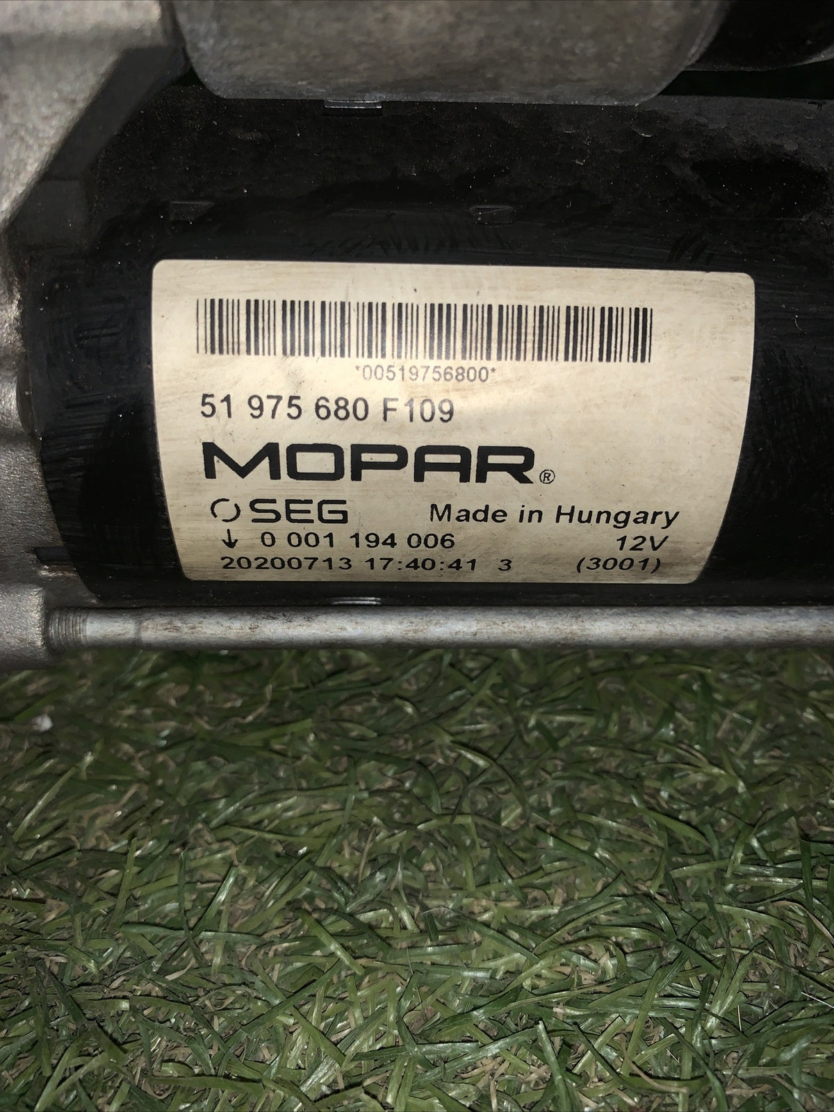 MOTORINO D' AVVIAMENTO FIAT Panda 3° Serie 51975680 Hybrid 1.0