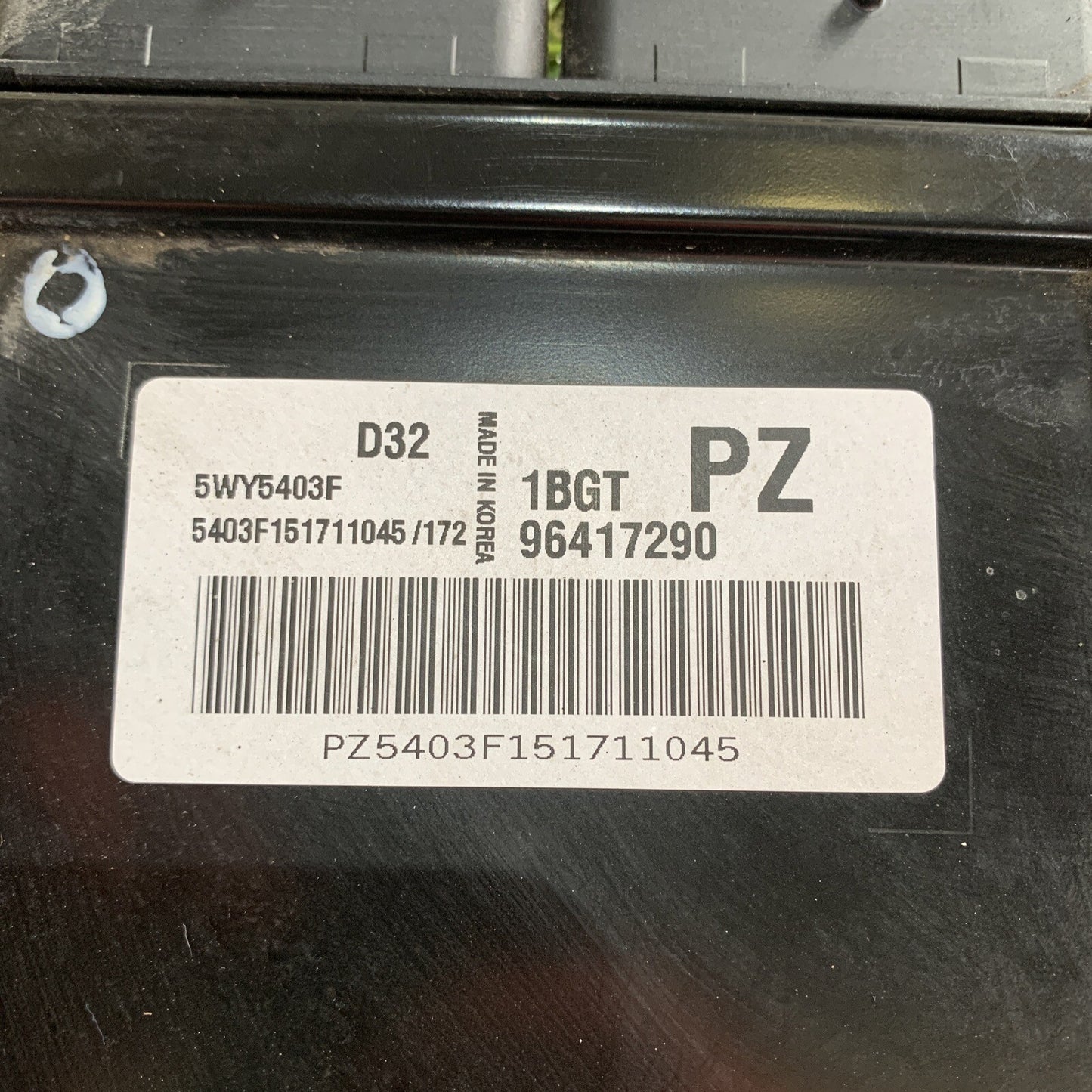 96417290 CENTRALINA MOTORE CHEVROLET Matiz 2 Serie Benzina