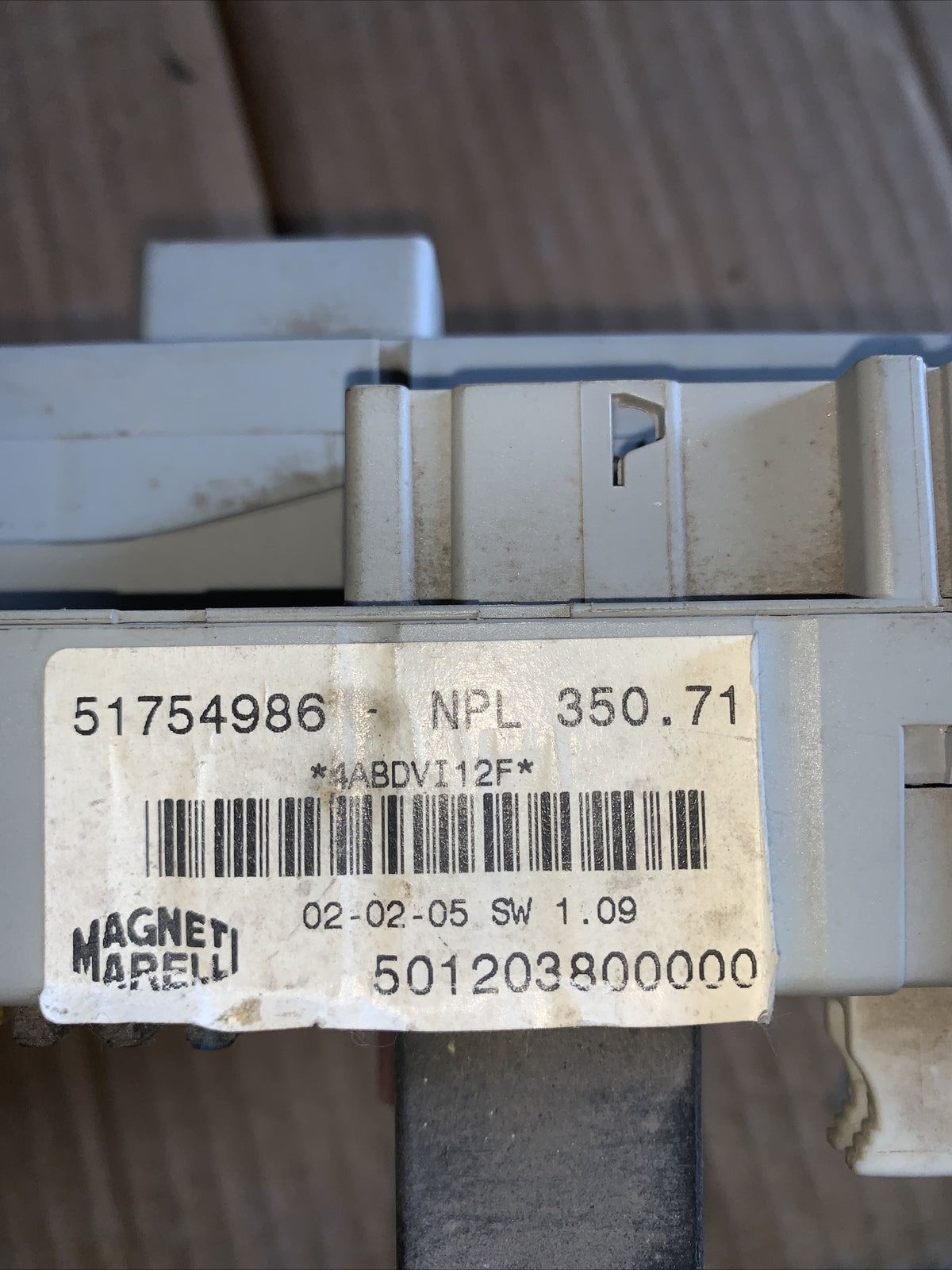 51754986 BODY COMPUTER CENTRALINA PORTA FUSIBILI  LANCIA MUSA 1.4  Idea 1.9 2005