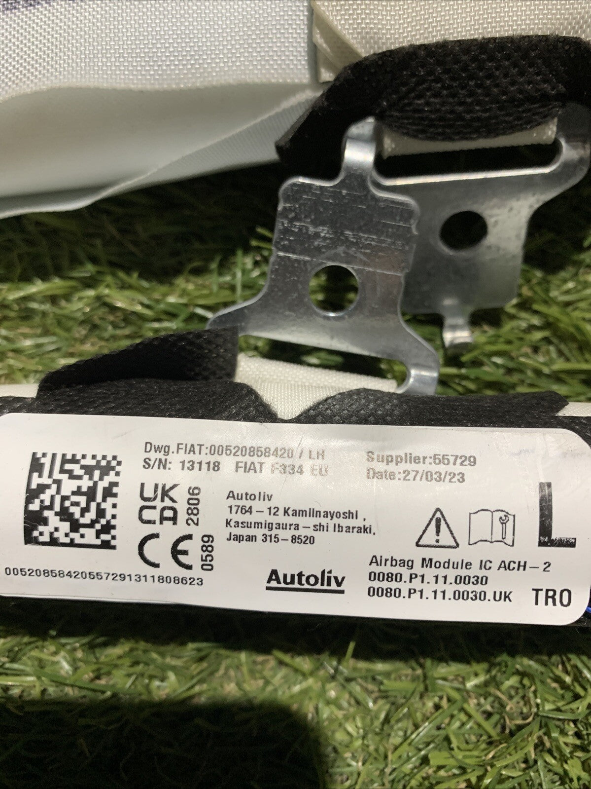 00520858420 AIRBAG A TENDINA LATERALE SINISTRO Sx  GUIDA FIAT 500 X (2)