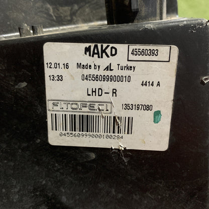 Faro Anteriore DX Fiat Fiorino dal 2007 al 2016 Cod 45560393