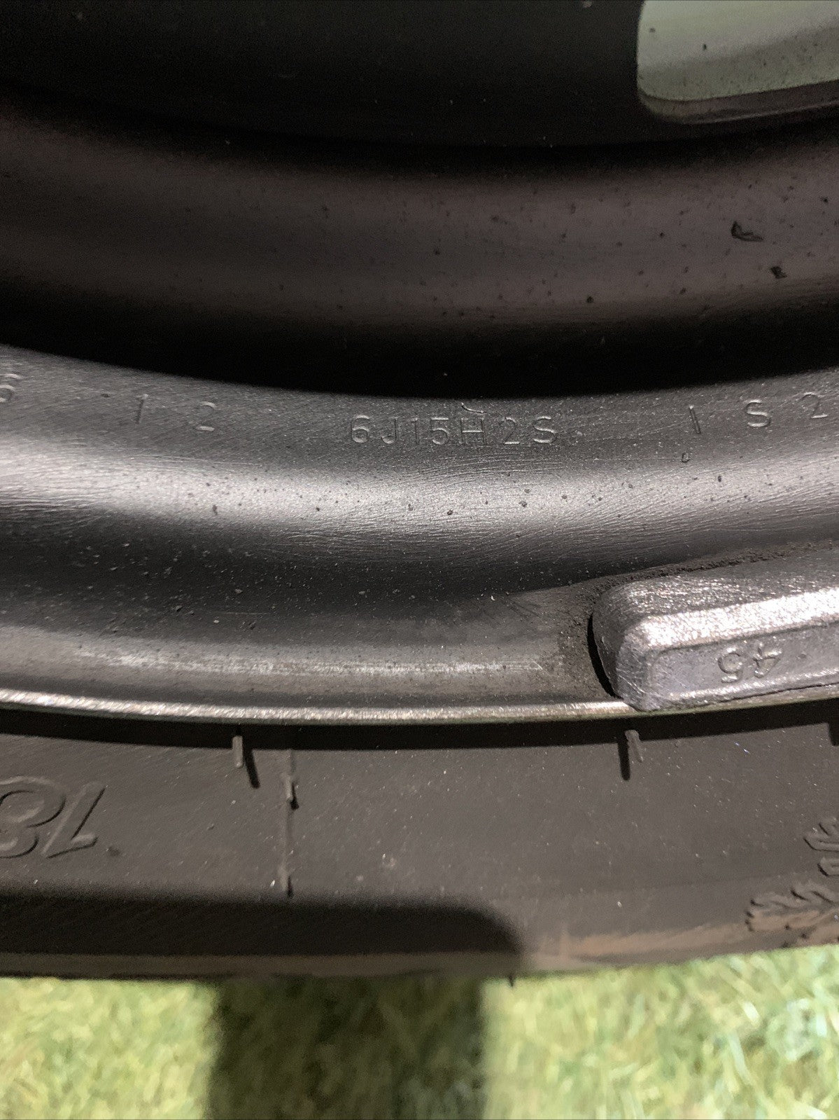 Cerchio In Ferro Da 15 Con Gomma Citroen C3 2013 515045 (5)