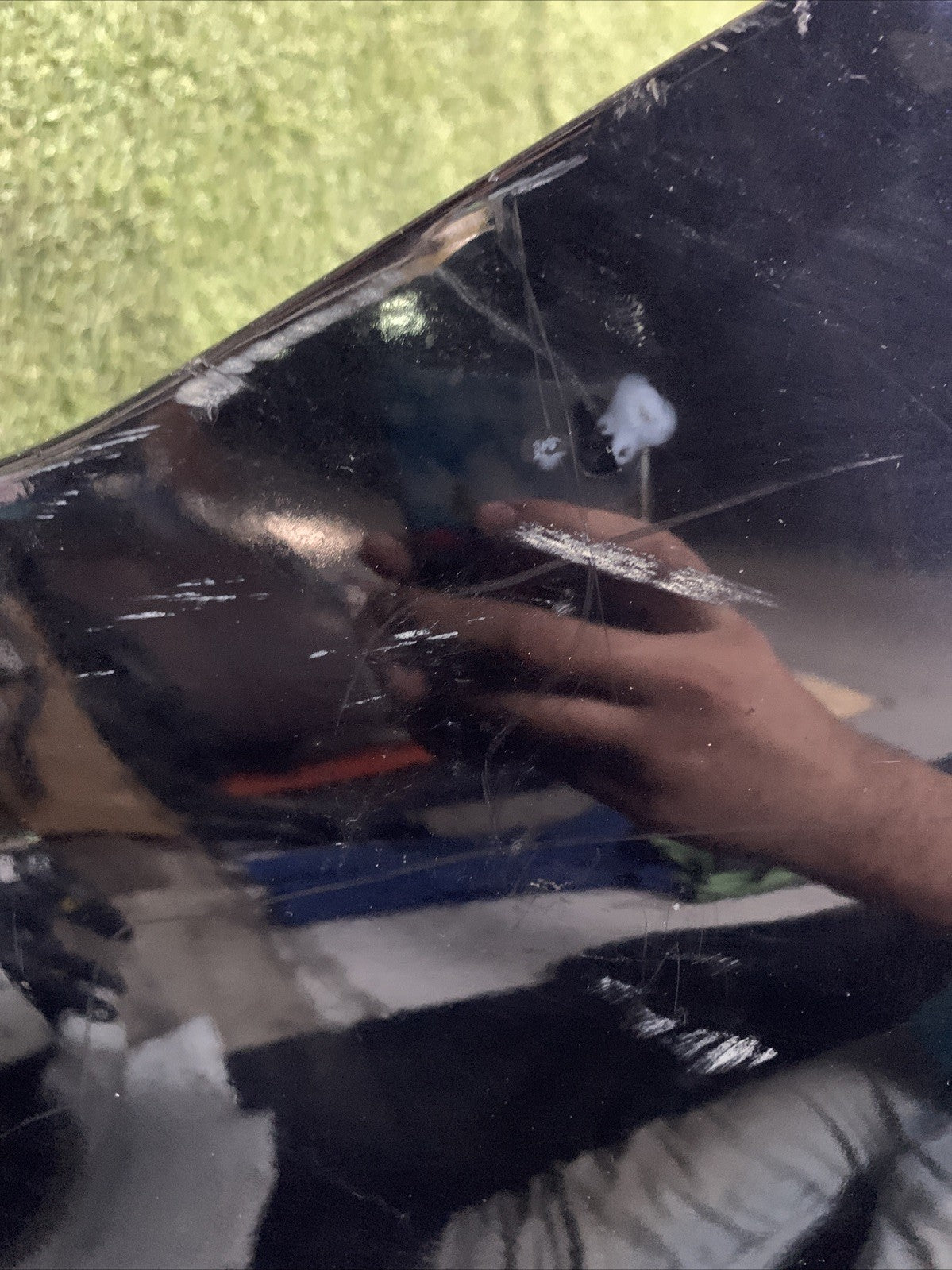 PARAURTI POSTERIORE CON SENSORI DI PARCHEG BMW SERIE 5 E60 2003/2010 BLU SCURO