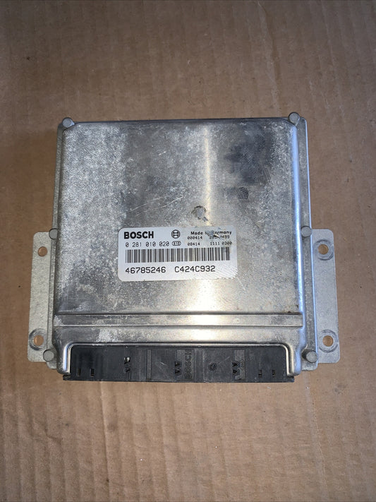 CENTRALINA INIEZIONE ALFA ROMEO 156 1,9 JTD 46785246 46739031 BOSCH 0281010020