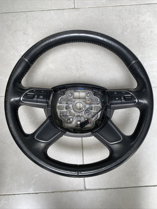 Volante Sterzo AUDI A6 4G A7 A1 8X MFL multifunzione volante in pelle