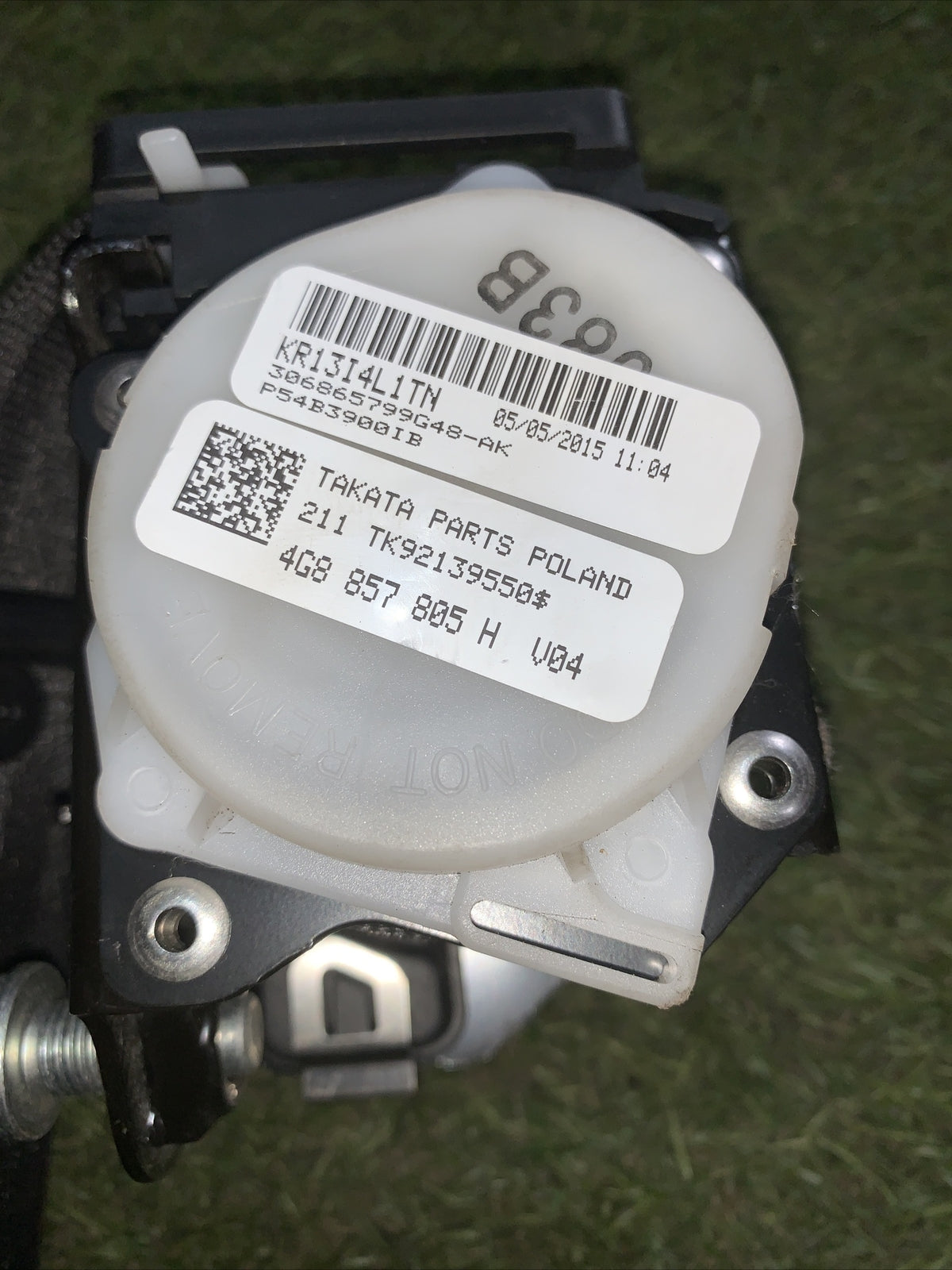 4G8857805H CINTURA DI SICUREZZA POSTERIORE DESTRA/SINISTRA AUDI A6 4G