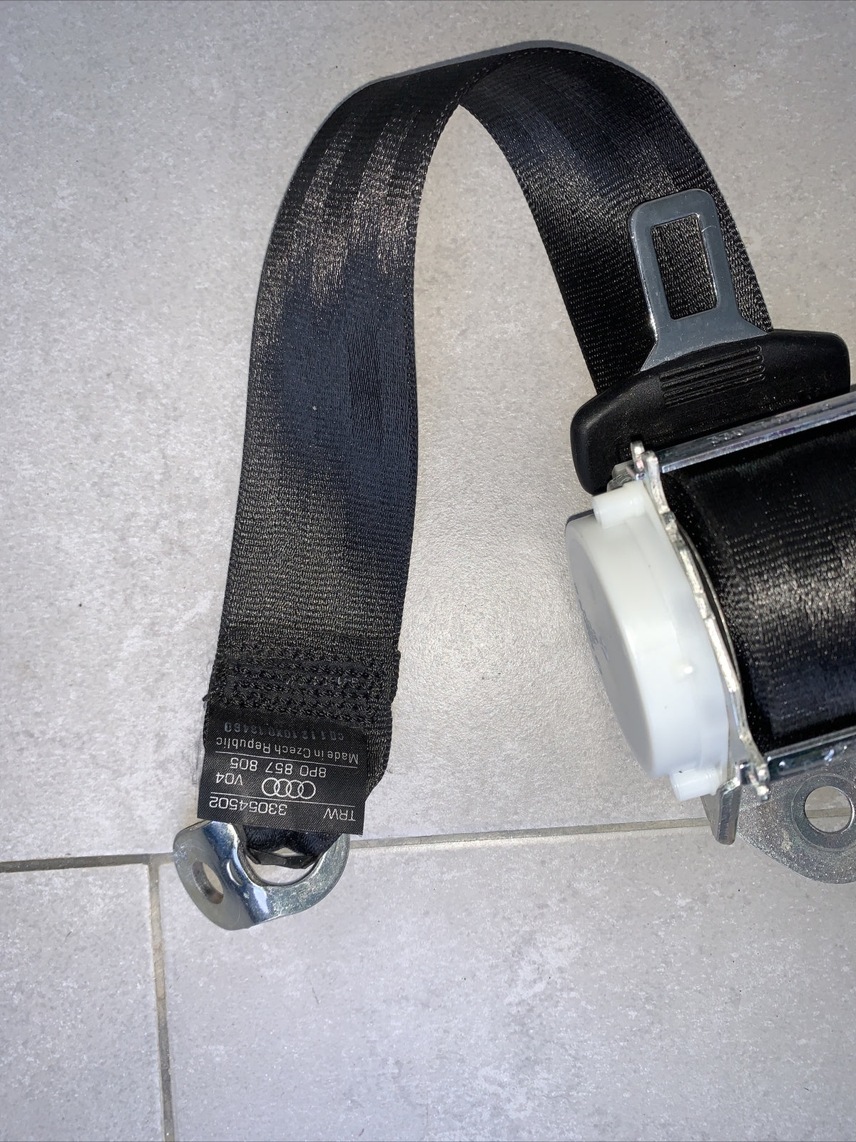 8P0857805 CINTURA DI SICUREZZA POSTERIORE SINISTRA AUDI A3 2.0 103KW 3P D 6M