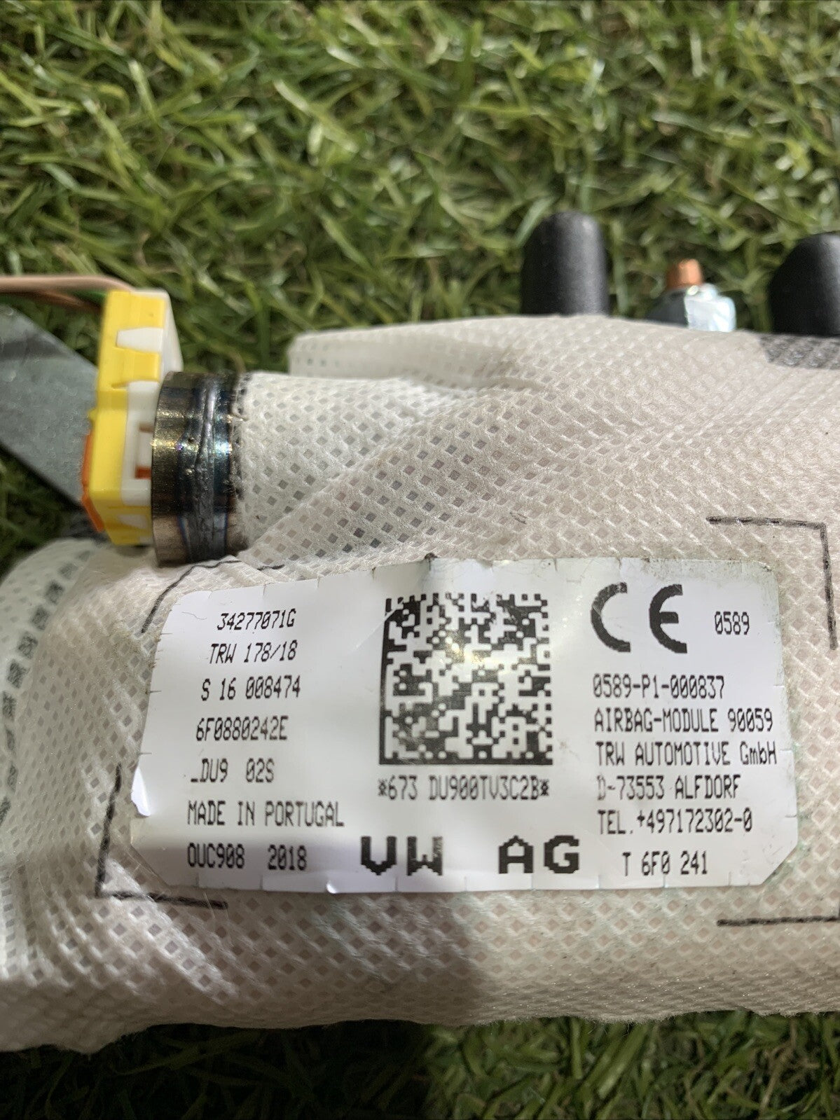 AIRBAG SEDILE DESTRO PER VOLKSWAGEN Polo 6° Serie 6f0880242e (17>)