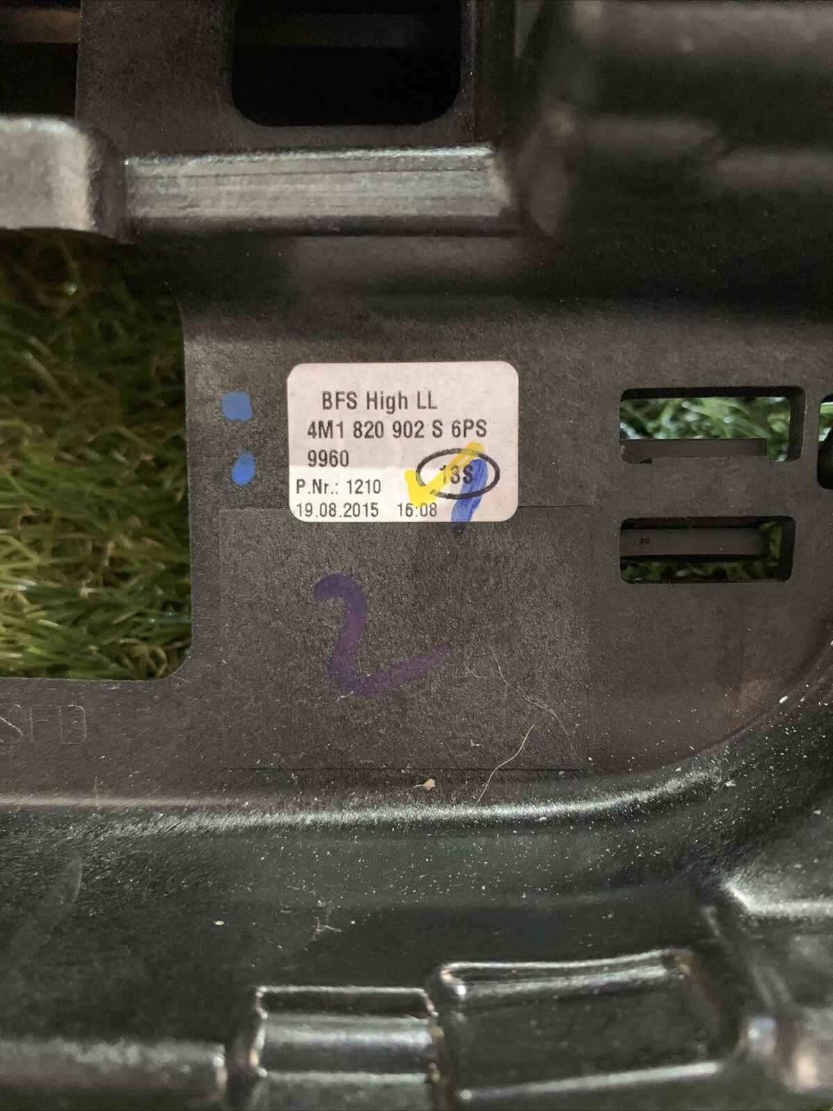 Console centrale prese d'aria Ambiente Con Led Audi Q7 2016 4M1820902L