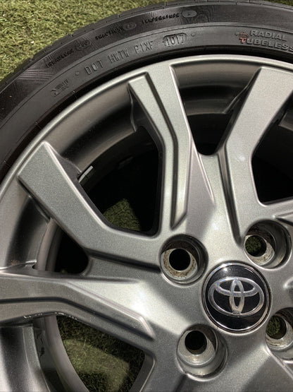 Cerchio In Lega Da 16 Con Gomma Toyota Yaris 2018 42611-0DC70 (3)