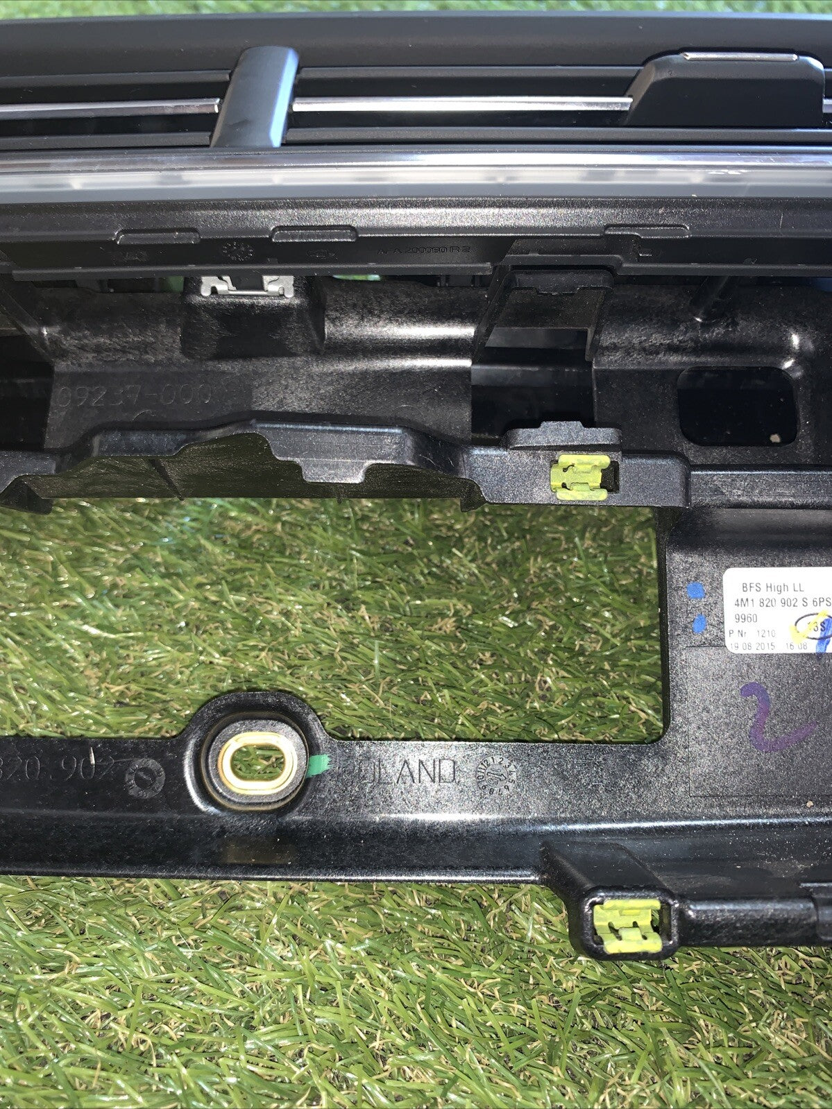 Console centrale prese d'aria Ambiente Con Led Audi Q7 2016 4M1820902L