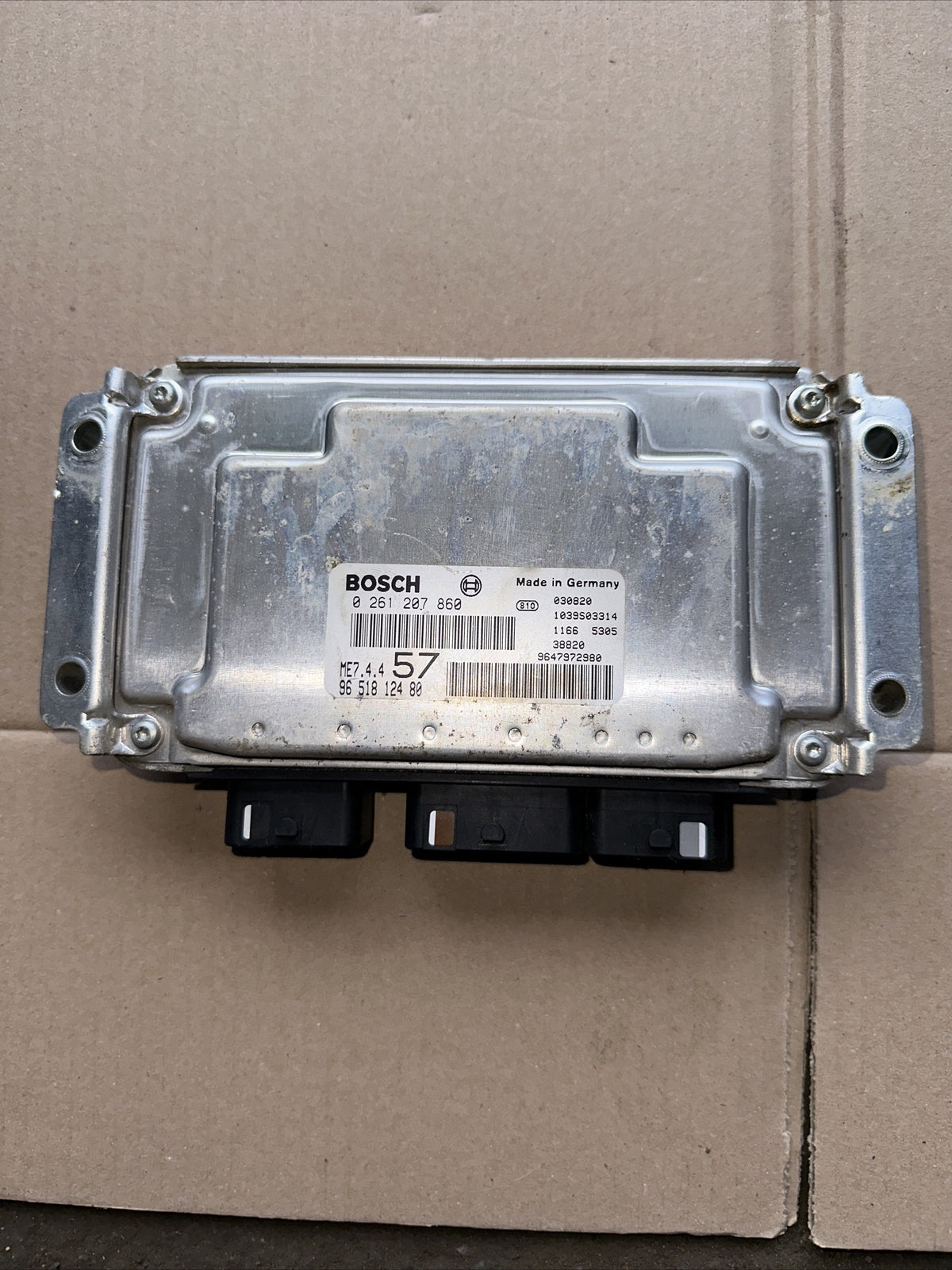 Centralina Motore Iniezione ECU BOSCH CITROEN C3 PLURIEL 16V 80kw 9650347880