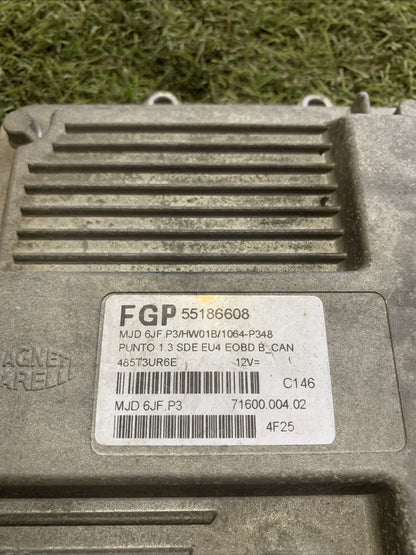 CENTRALINA MOTORE FIAT Punto 188  55186608 1.3 MJT Diesel