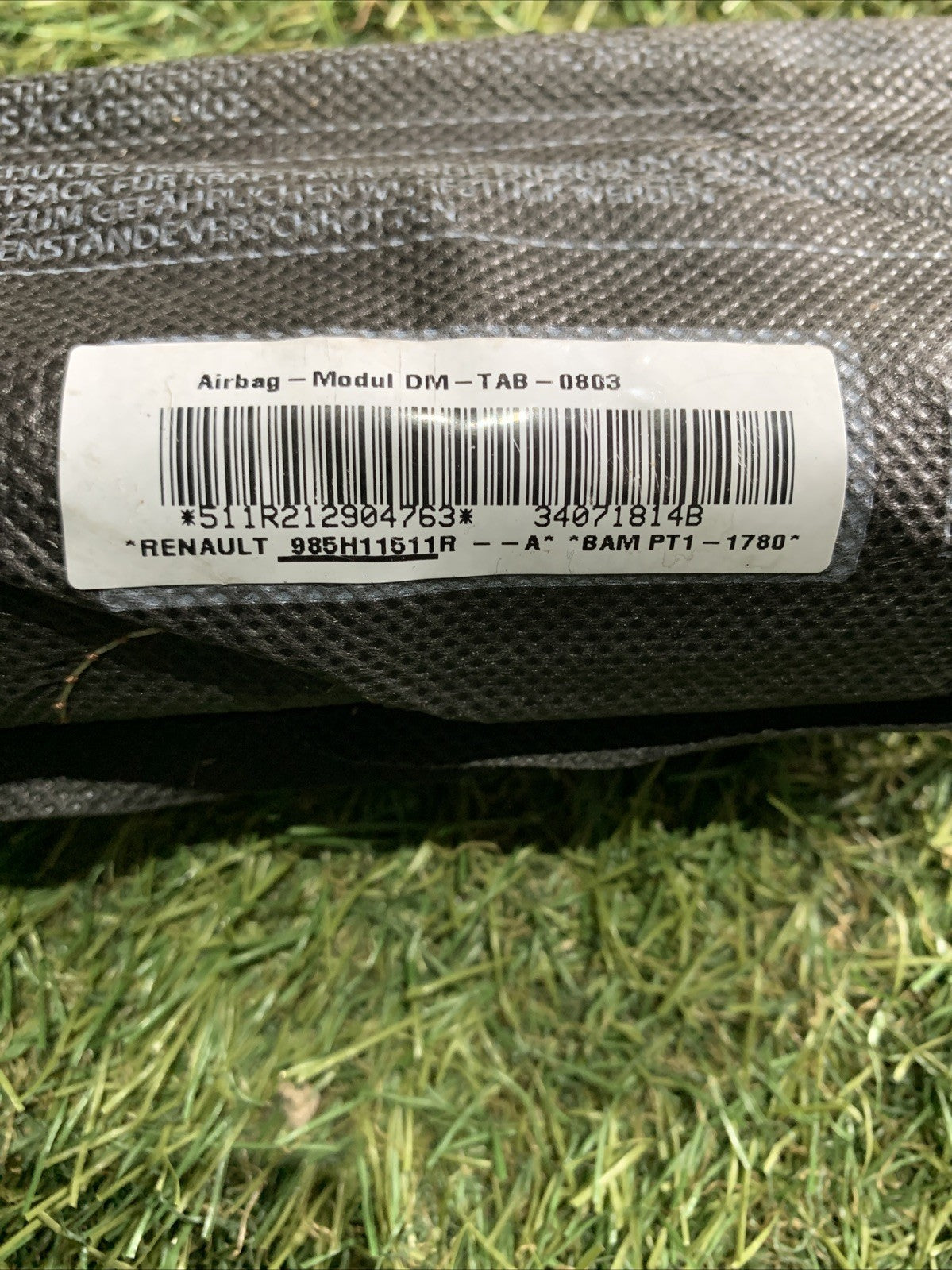 AIRBAG SEDILE SINISTRO PER RENAULT Clio Serie 985H11511R (04-08)