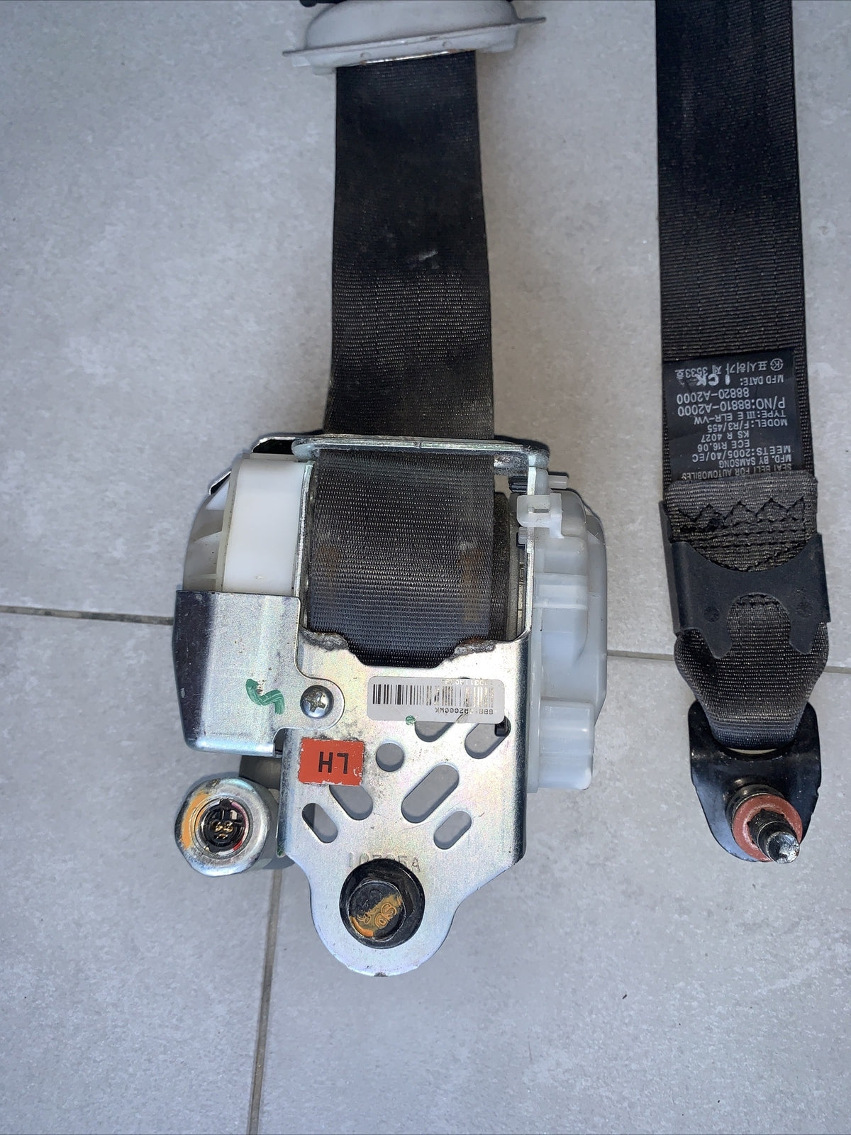 KIA CEED Cintura di sicurezza anteriore sinistra 88820-A2000 88810-A2000 8881