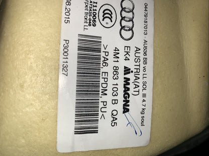 Moquette Anteriore Sinistra Audi Q7 2016 4M1863103B