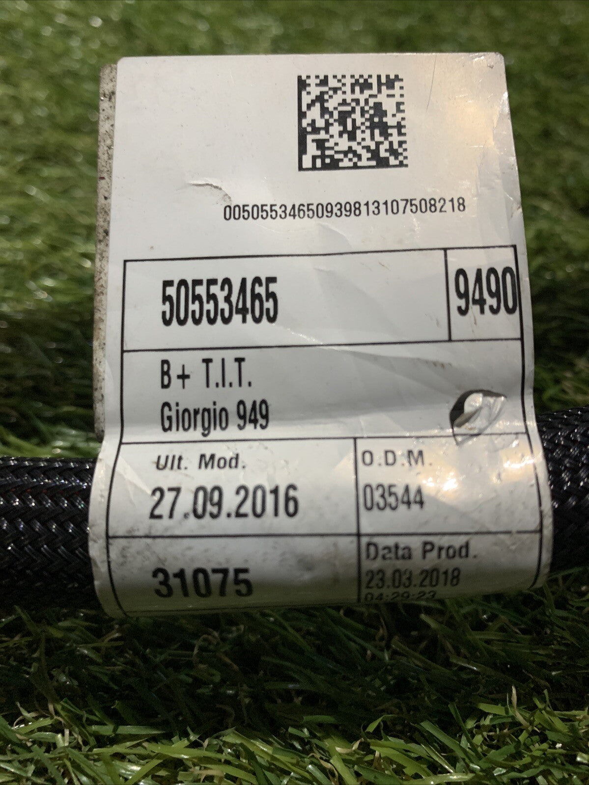 Impianto Cavo Batteria Alfa Romeo Stelvio 50553465 Usato Originale