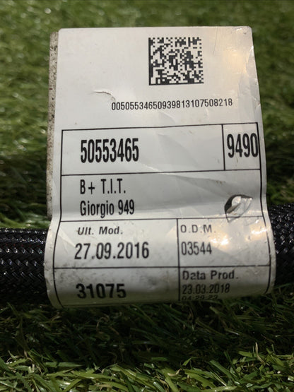 Impianto Cavo Batteria Alfa Romeo Stelvio 50553465 Usato Originale