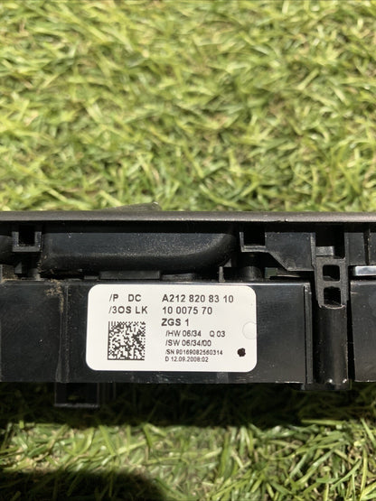 Pulsantiera Alzavetro Anteriore Sinistra Mercedes Classe C 220 W204 Originale