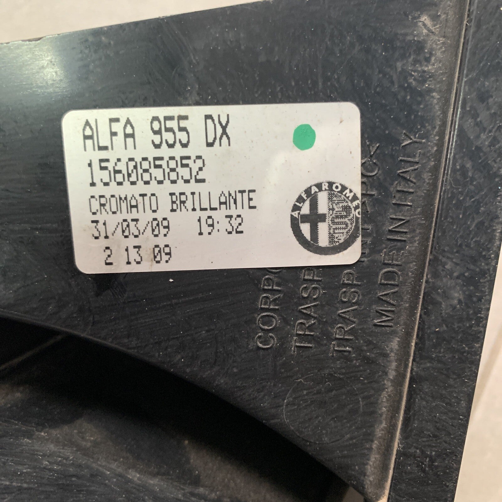 156085852 FANALE POSTERIORE DX ALFA ROMEO MITO Cromato Brillante