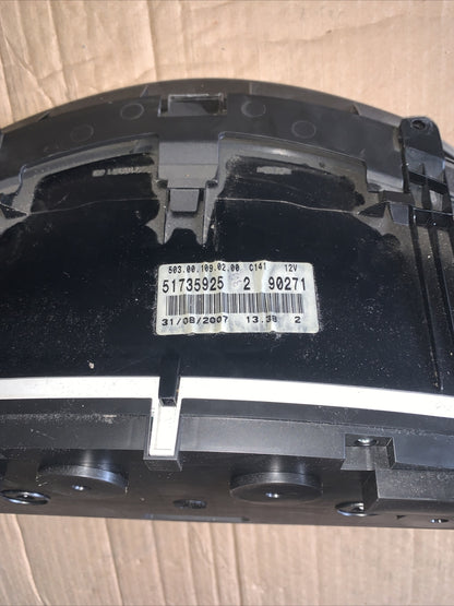 51735925 QUADRO STRUMENTI CONTACHILOMETRI FIAT CROMA BENZINA 2°SERIE 2005-2010