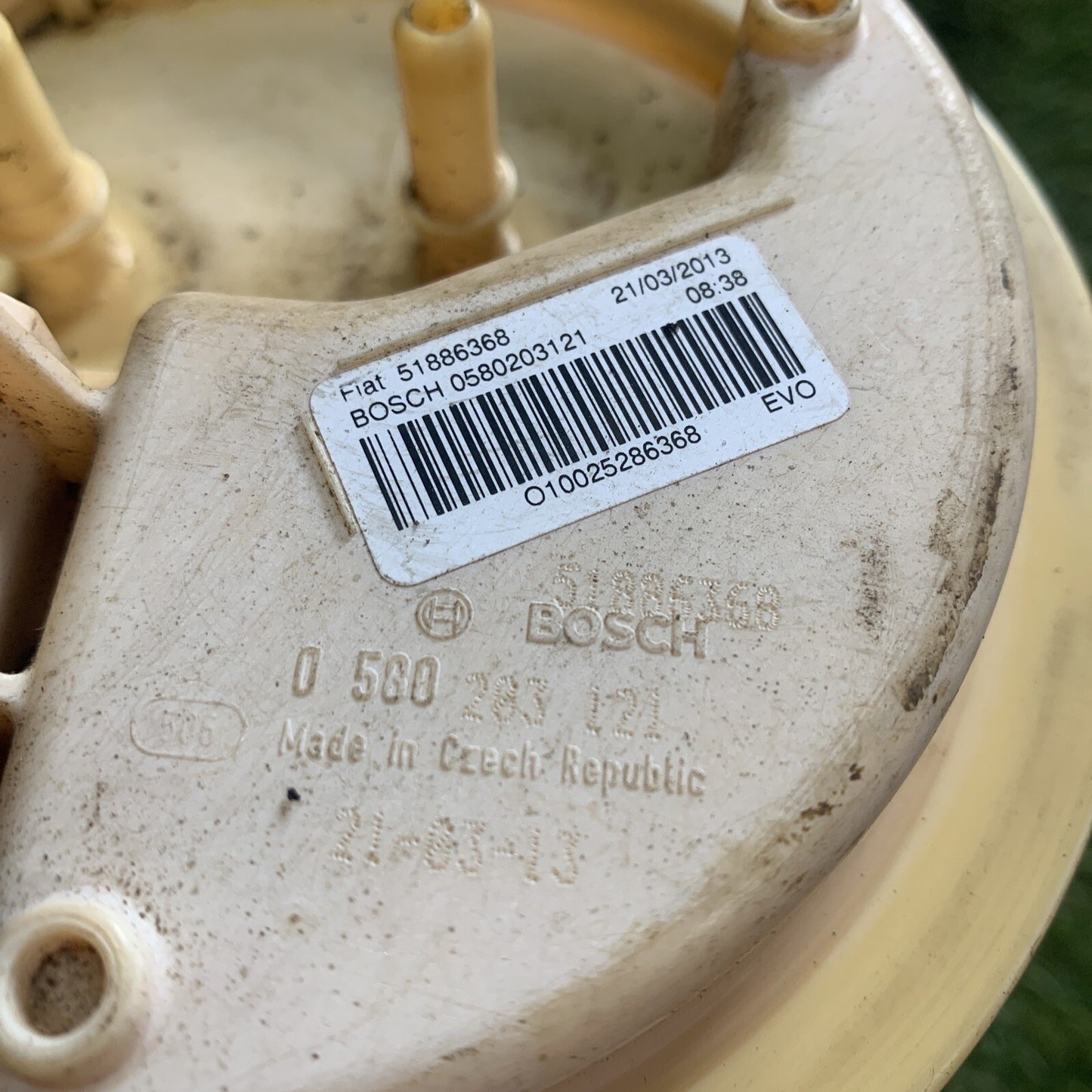 51886368-0580203121 POMPA CARBURANTE CON GALLEGGIANTE FIAT PANDA DAL 2012 1.3