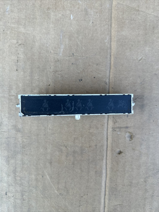 9652415980 DISPLAY COMPUTER DI BORDO CINTURE DI SICUREZZA PEUGEOT 207 1.4 65KW 5