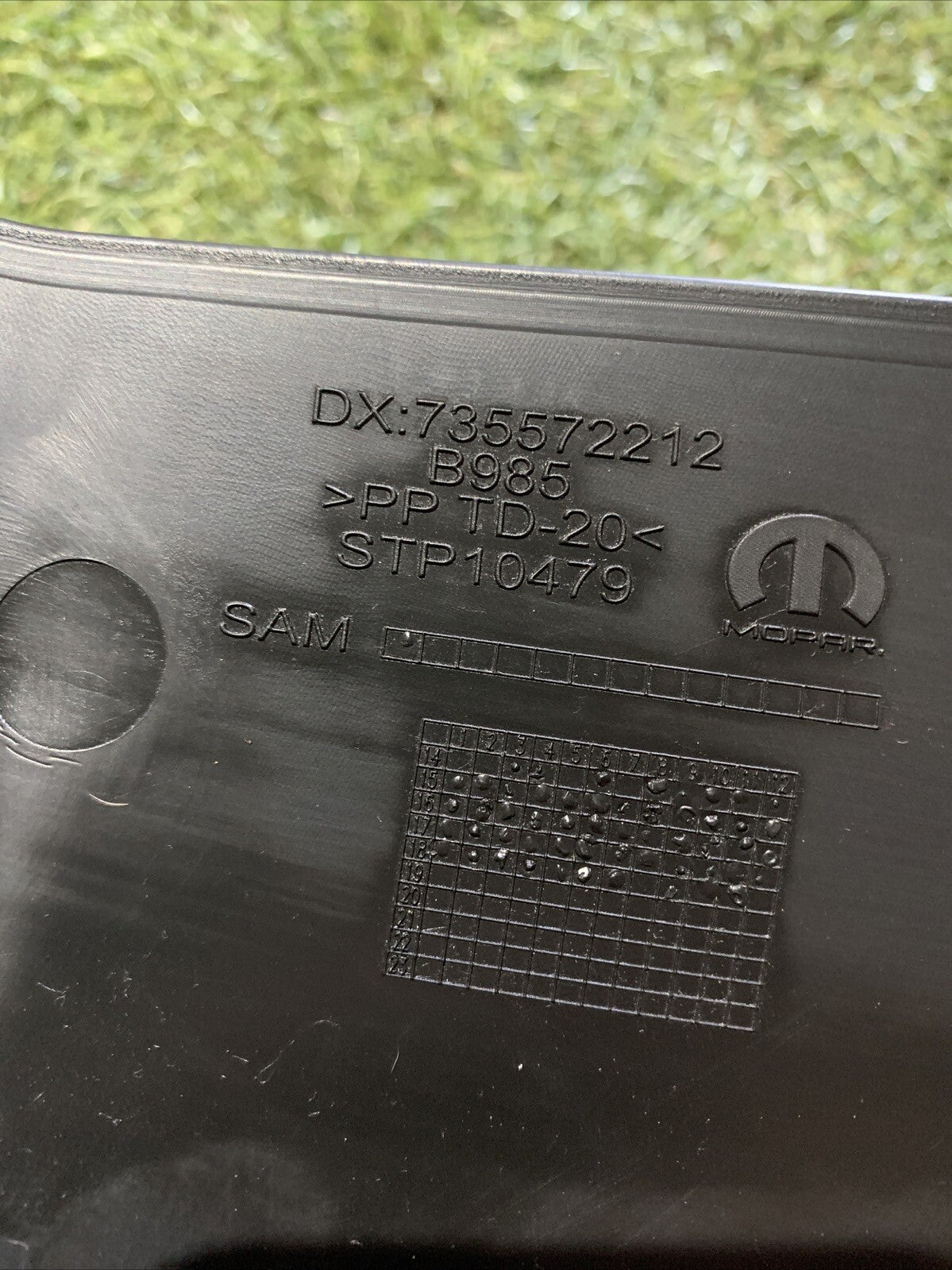 Rivestimento montante posteriore destro Fiat 500x (2016) COD:735572212 (3)