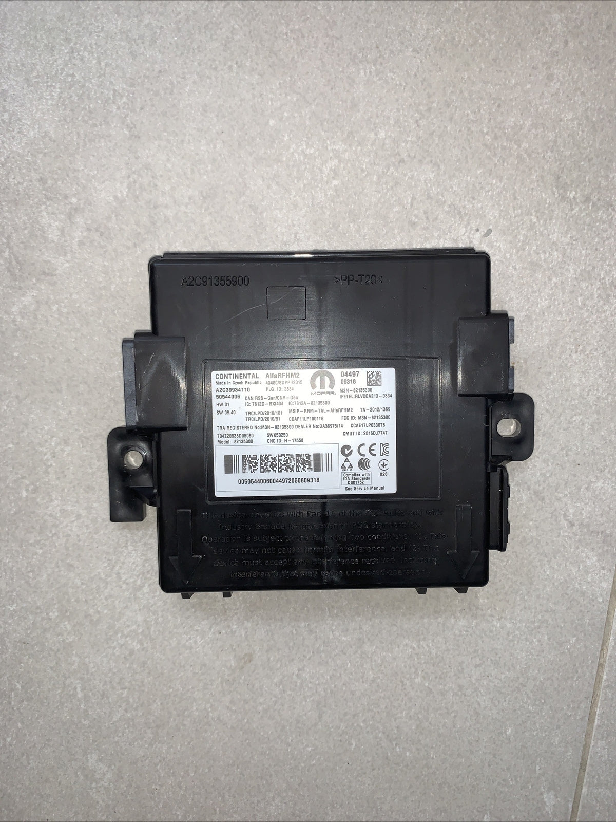 50544006 CENTRALINA MODULO DI CONTROLLO ALFA ROMEO STELVIO