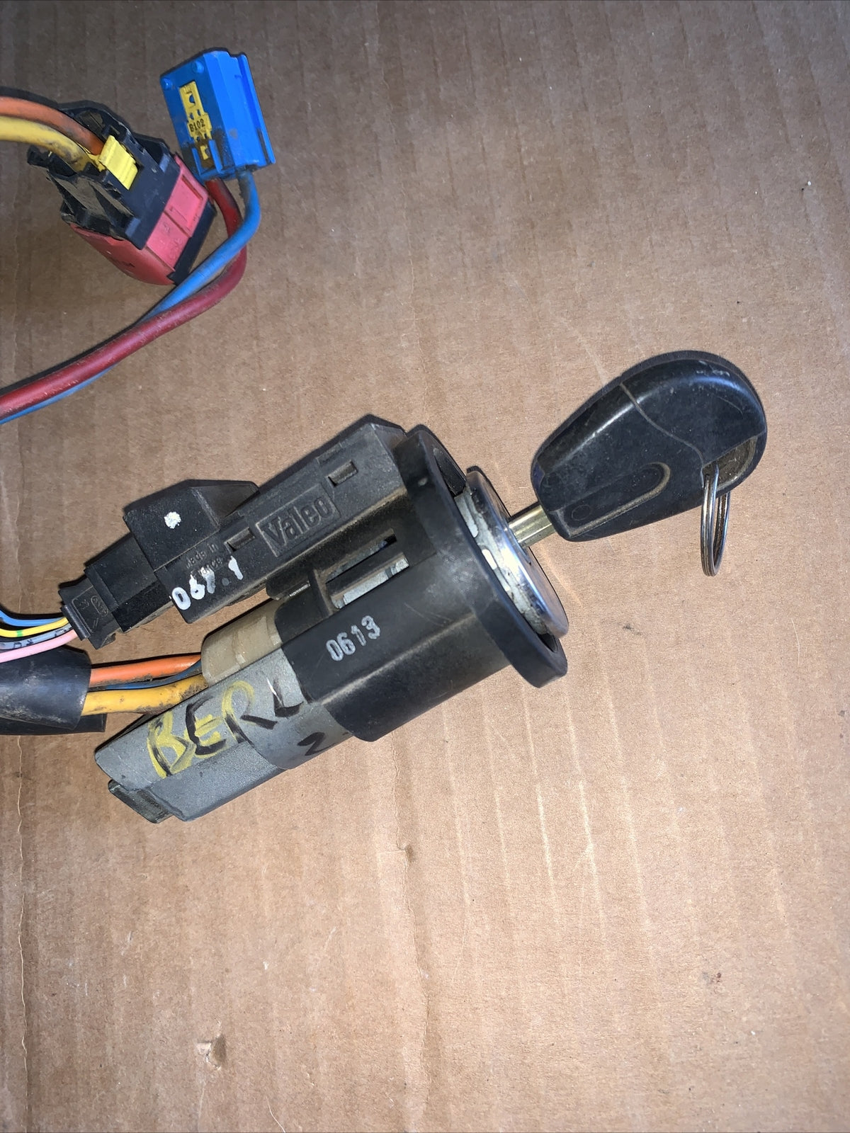 Blocchetto accensione con chiave per Citroen Berlingo Mk1 96-10 usato