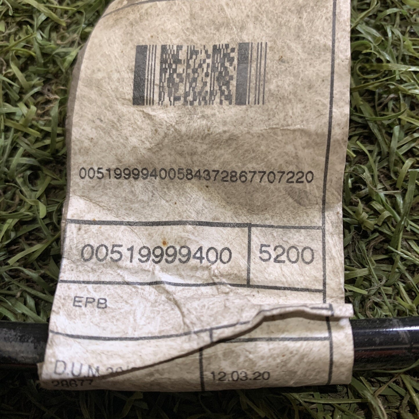 CAVO FRENO STAZIONAMENTO ELETTRICO POSTERIORE FIAT 500X-COMPASS- RENEGADE