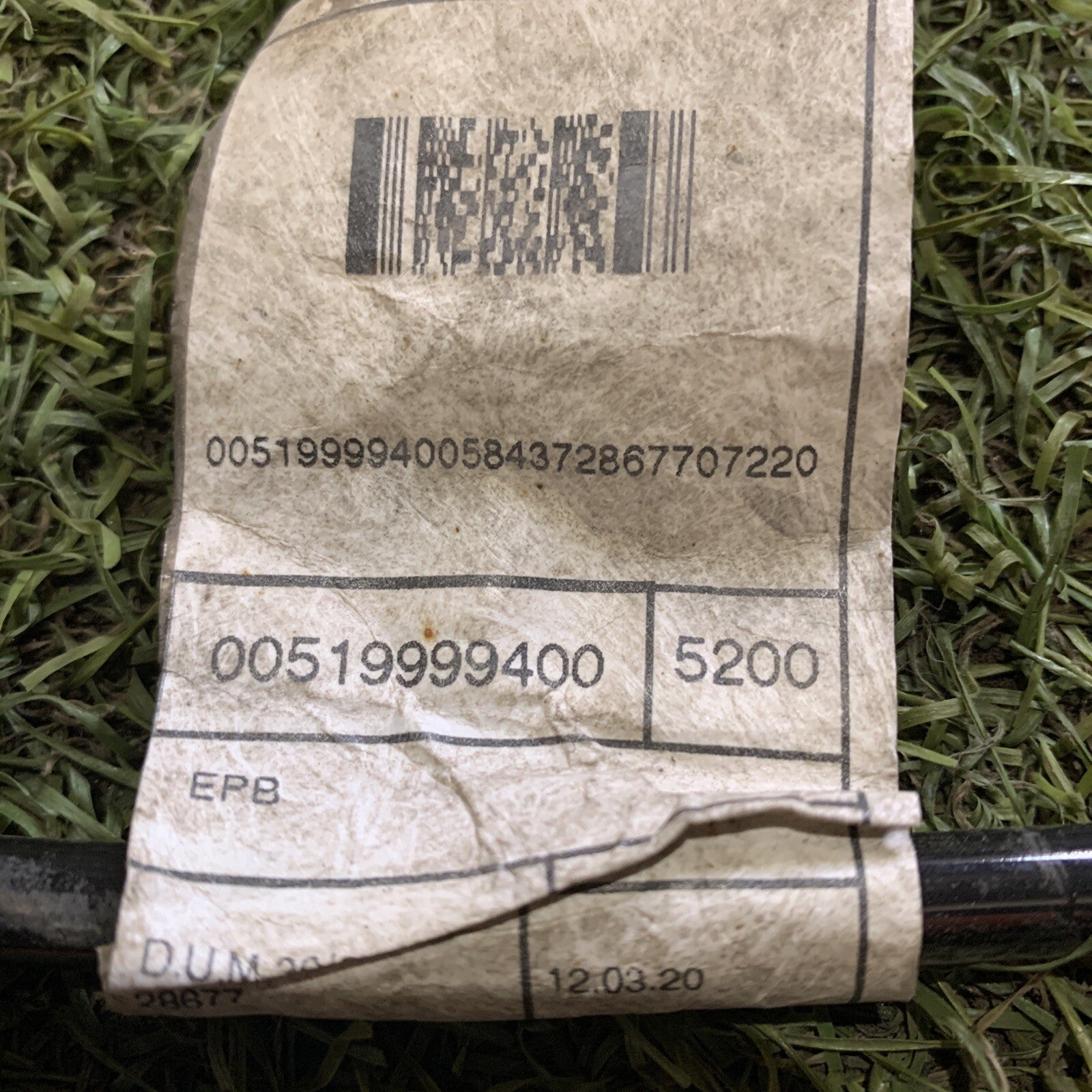 CAVO FRENO STAZIONAMENTO ELETTRICO POSTERIORE FIAT 500X-COMPASS- RENEGADE