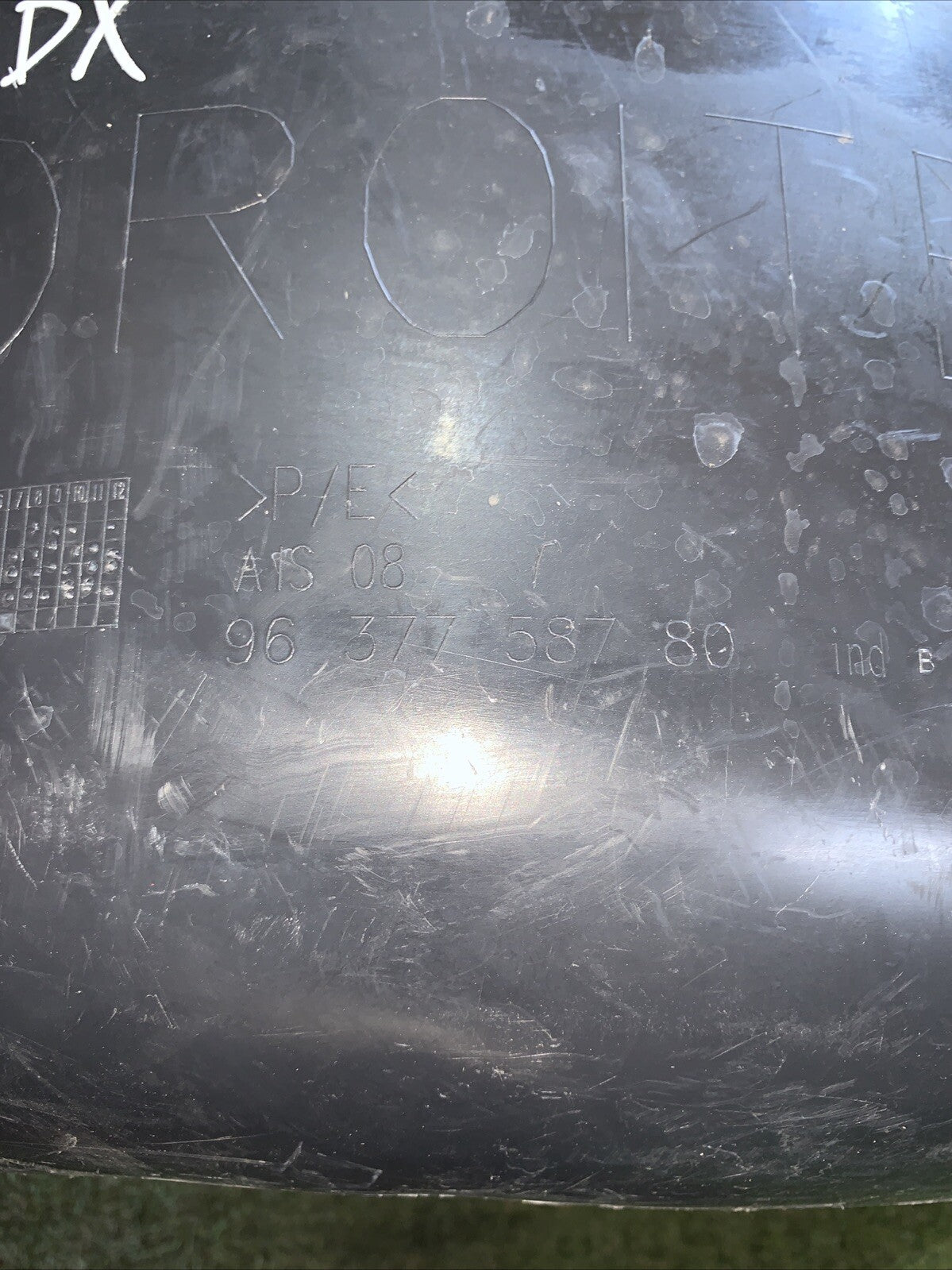 9637758780 PRASASSI PARASALE POSTERIORE DESTRO CITROEN C3 2003