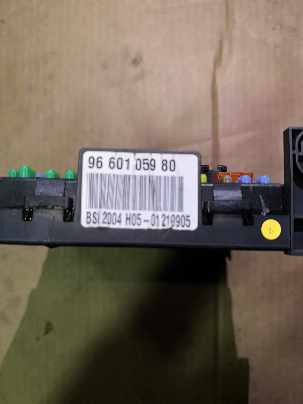 9660105980 CENTRALINA BSI PEUGEOT 307 Berlina 2° Serie 1560 diesel (1) RI 952162