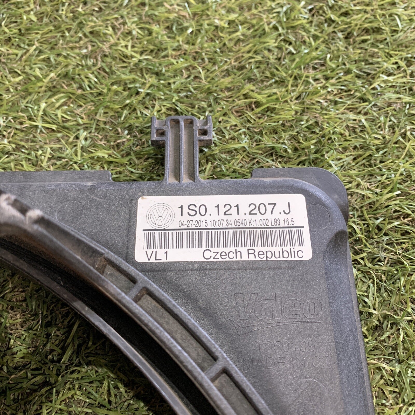 1S0121207J ELETTROVENTOLA SKODA Citigo 1° Serie 1.0 benzina (2015)