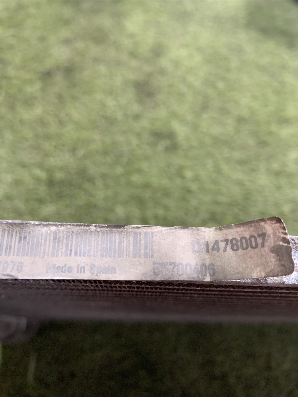 CONDENSATORE ARIA CONDIZIONATA FIAT GRANDE PUNTO 55700406 1.2 BENZINA