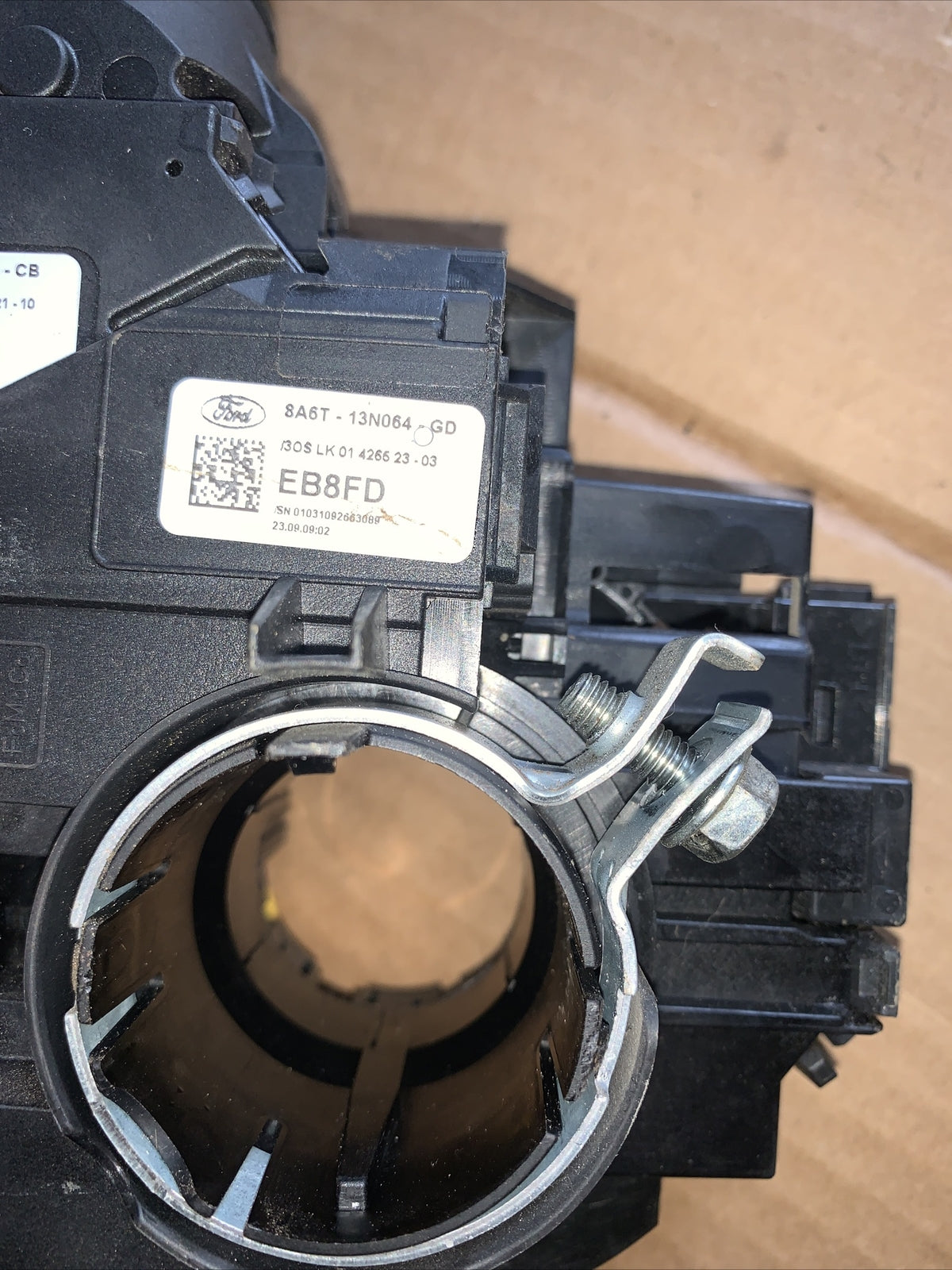 8A6T-13N064-GD DEVIOLUCI CON CONTATTO SPIRALATO FORD FIESTA VI 09/2008>2016