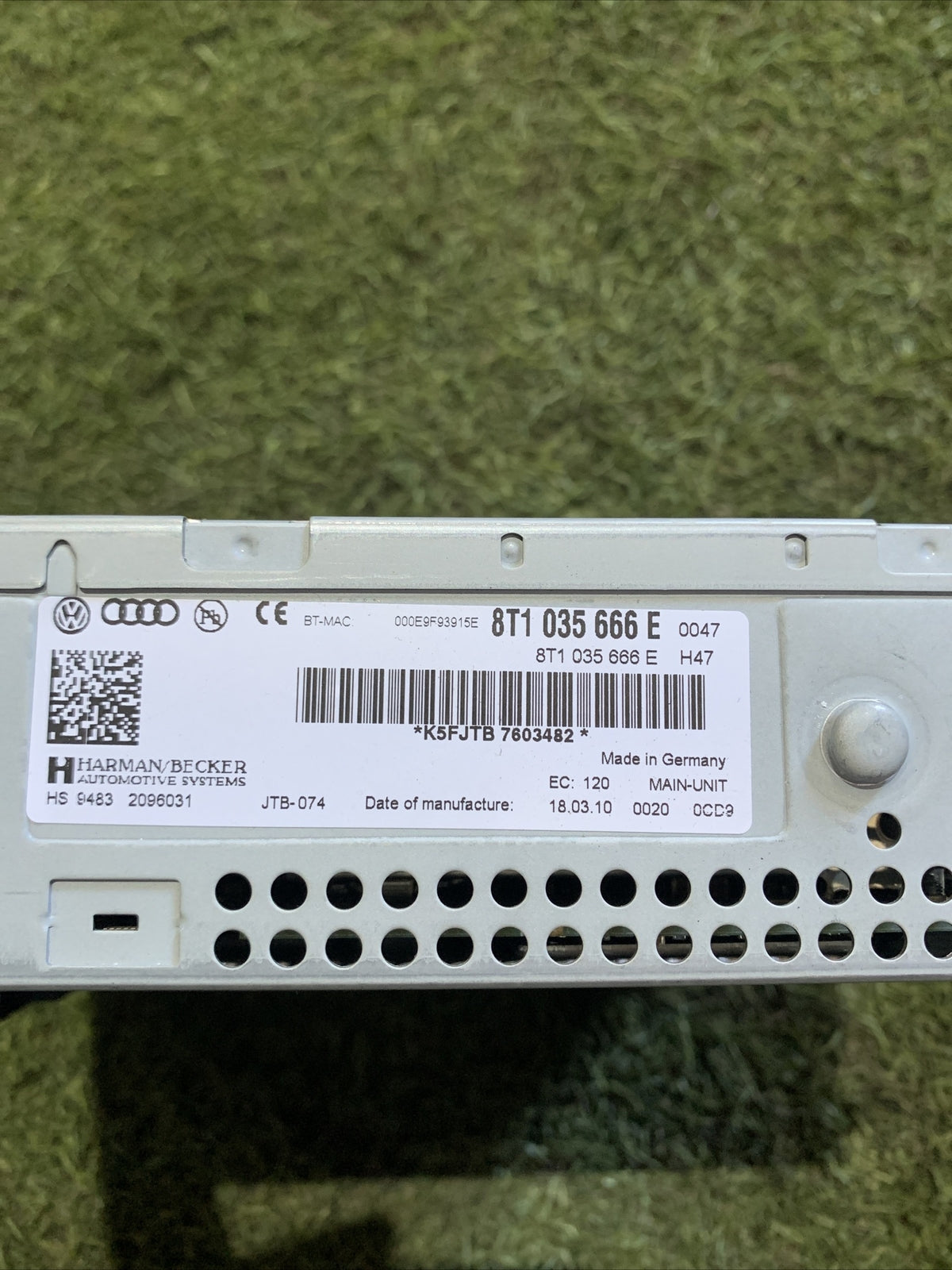 8T1035666E CENTRALINA MMI SISTEMA DI NAVIGAZIONE SATELLITARE AUDI A4 B8 A5 Q5