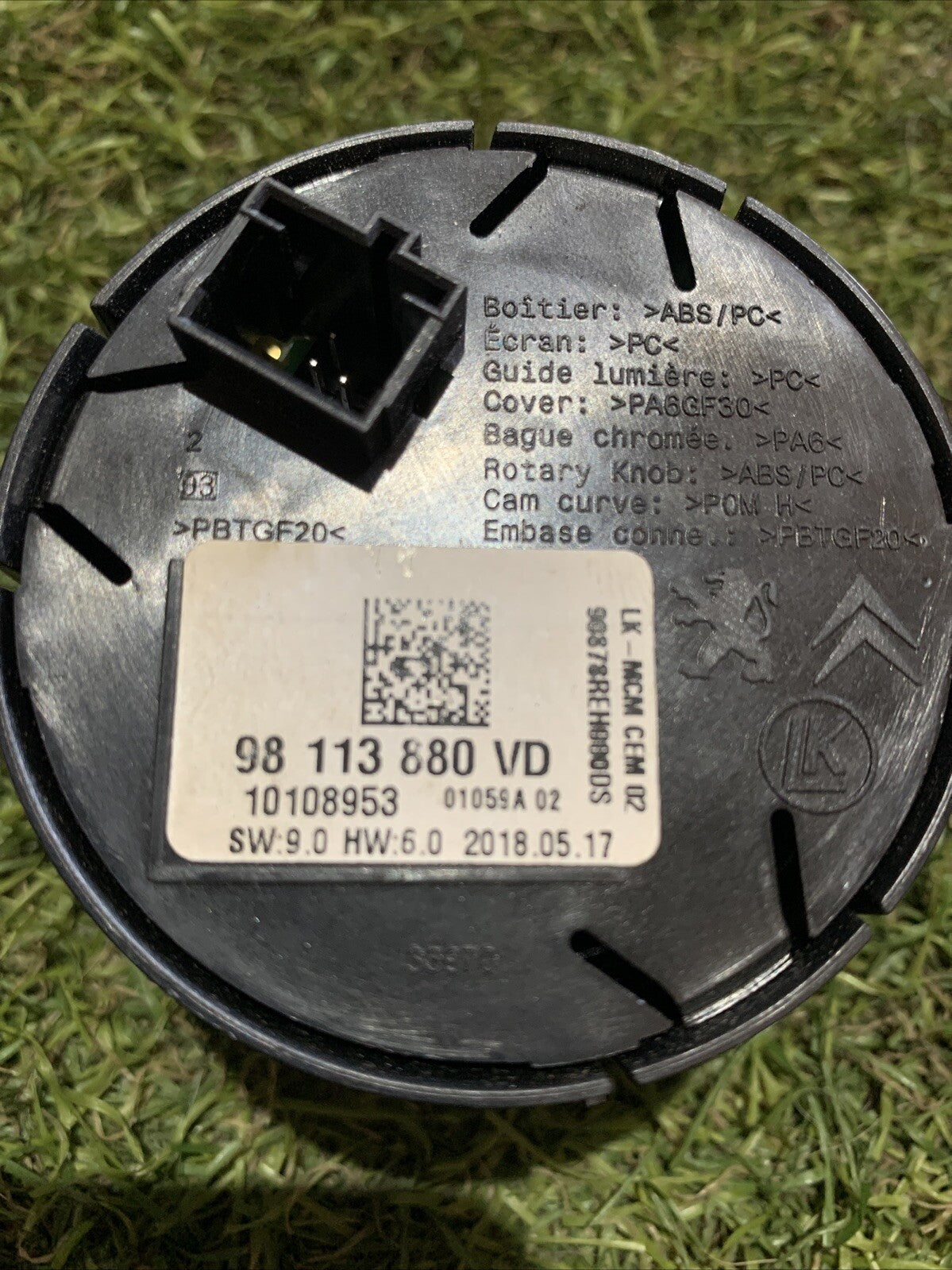 REGOLATORE CONTROLLO ASSETTO CITROEN C5 Aircross 98113880VD