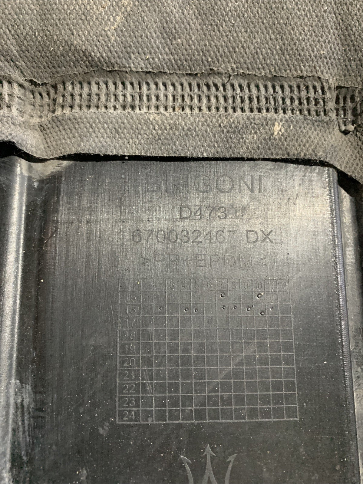 Parasassi Passaruota Anteriore Destra Parte Posteriore Maserati Levante 