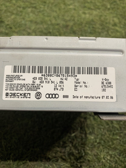 CENTRALINA AUTORADIO AUDI Q7 2006 4E0035541L
